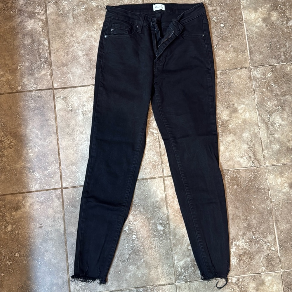 Kancans black skinny jeans